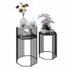 Side Table Round Metal End Table Sofa Table Modern Side Table Flower Stand Lamp Table Bedside Tables for Living Room Entryway Corner table9871 Co