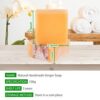 2Pcs Bath Soap Natural Organic Ginger Soap Bar Turmeric Essential Oil Moisturising Soap Bar for All Skin Types200g