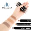 BTremary 3PCS Glitter Eyeshadow Stick Sets Matte and Shimmer Eye Brightener Stick Cream Eyeshadow Pencil Crayon Long Lasting Waterproof Eye Shado