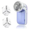 Larger Sized Electric Lint Bobble Remover and Fabric Shaver GC20010 with Free Extra Blade and More Powerful, Multi-Use De Fluffer and De Bobbler