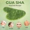 Jade Roller And Gua Sha Set Jade Face Roller For Women Gua Sha Stone Rose Quartz Roller Face Massager Roller Gua Sha And Jade Roller Facial Rolle