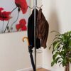 ASPECT Hamilton Free Standing Metal Coat Rack with umbrella base/Chrome, 30 x 182 cm, CR09UM-CH