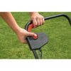 BLACK+DECKER Lawn Raker 600 W with Large Capacity Front Loading Grass Box and Heigh Adjustment System GD300-GB, Orange, 24x50x50 cm