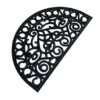 On1shelf Cast Iron Style Rubber Door Mats Half-Moon 45CMX75CM (99)