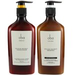oba Perm Color Repair Glycerin Panthenol Shampoo and Conditioner Set 500