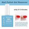 Nail Polish Remover2 Packs  Professional Removes SoakOff Nail Polish in 35 Minutes for Natural Gel Acrylic Sculptured Nails Quickly  Easily Not H