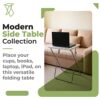 Secenart  OCTANGAL FOUR FOLDING TABLE STYLISH DESIGN COFFEE TABLEDURABLE MATERIALS 4 PIECES