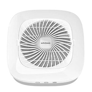 MELODYSUSIE Nail Dust Collector with Reusable Filter Low Noise Nail Vacuum Cleaner Fan Electric Nail Dust Suction Machine for Acrylic Nails Polis