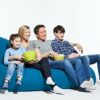 Yogibo Double Oversized Bean Bag Chair Beanbag Bed with a Washable Outer Cover Cozy Sofa for Gaming Reading and Relaxing Filled with Soft Mini Be