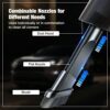lyyxll Handheld Vacuum, 120W 12Kpa Powerful Car Vacuum Cleaner, Lightweight Mini Hand Held Vacuum with Rotatable Handle and Wet & Dry, Strong Cyc