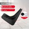 MSILVA 4pcs Compatible with Volvo XC60 2005-2013 car fender front and rear car modification accessories