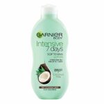 Garnier Intensive 7 Days Coconut Milk  Probiotic Extract Body Lotion 400ml Nourishing Moisturiser Up to 7 Days Hydration For Dry  Rough Skin Fast