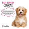 Baby Powder Cologne for Dogs 250ml  LongLasting Deodoriser  Conditioner for Pets