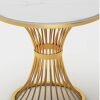 Dining Table Marble Round Table Scratchresistant Wearresistant And Easytoclean Small Round Table In Living Room Suitable For Living Room Bedroom