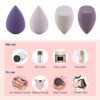 Makeup Sponge Blender Start Makers 8Pcs Makeup Blender Beauty Foundation Sponge Set Concealer Sponge for Flawless Coverage Sponges for Liquid Fou