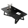 Round Coffee Table Coffee Table Black Coffee Tables for Living Room Modern Nordic Minimalist Style Small Side Table with Desktop and Metal Legs