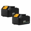 JCB 18V Cordless Power Tool Set, Drill Driver, Impact Driver and Inspection Light, 2x4.0Ah Batteries & Fast Charger in Power Tool Case, 3 Year Wa