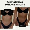 Vegan Self Tanning Lotion Natural Gradual Tan for Fair to Medium Skin Tone Sunless Tanner with Organic Shea Butter for Moisturizing and Hydrating