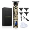 Hair Clippers Beard Trimmer for Men Professional Cordless Hair Trimmer TBladeds Outliner Grooming Baldheaded Shaver with 1500mAh Battery and 180