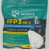Baltic Masks FFP3 NR D Made in EU Partical Filtering Half Mask BM031 Comfortable 5 Layers Standart Size Earloop Pack of 10 Masks