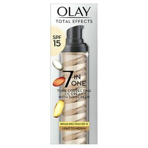 Olay Total Effects 7In1 Tone Correcting Uv Moisturizer Light To Medium  1.7 Oz