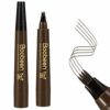 Boobeen Waterproof Eyebrow Tattoo Pen  Microblading Eyebrow Pencil with a MicroFork Tip Applicator  Creates Natural Looking Brows Effortless