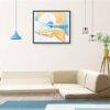 LXXSH Lshaped Corner Sectional Sofa Futon With Slip Prevention Tape Sleeper Couch Loveseat Set Low Floor Sofa