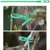 D.A.Y. Republic 50 Pieces 7" Adjustable Flexible Garden Twist Cable Ties for Supporting Plants, Fixing Vine, Trellis, Rose Arch, Climbing Support