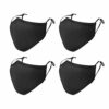 Cloth Face Masks with Nose Wire 3D Shape Adjustable Earloop Washable and Reusable Face Mask for Men Women