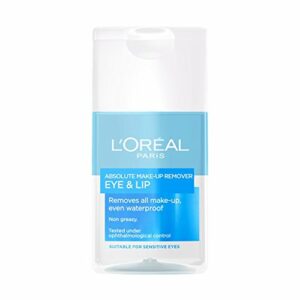 LOreal Paris Absolute Biphase Waterproof MakeUp Remover for Eye  Lip 125 ml