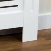Vida Designs Milton Radiator Cover Modern White Painted MDF Cabinet, Large & Milton Radiator Cover Modern White Painted MDF Cabinet, Small