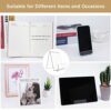 DIBALIYI 6 PCS Acrylic Book Display Stands, Transparent Display Stands, Multi Purpose Artwork Stand Holder for Restaurant Coffee Shop Bookstore,1