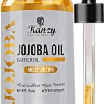 Kanzy Jojoba Oil Organic Cold Pressed 100 Pure 120ml Unrefined Hexane Free Carrier Oil for Hair Nails Body Skin  Face Body OilCertified