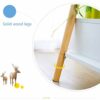 PAKUESQO Sofa Side Tables Double Open Desn Small Coffee Table Coffee Tables Solid Wood Legs Movable Minimalist Mini Table Living Room Sofa Side C