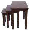 Aurotrice Nest of Table set of 3 Tables Side End Coffee Table for Home Office Living Room