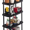 Terry, Scaffale 8040-5, Modular Shelving with 5 Shelves - 79x39x176 cm