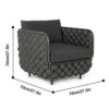 Patio Sofas Outdoor Patio Sofa FourPiece Set of Dialogue Between Courtyard and Garden Outdoor Modular Sofa Color  Style 2 Style 3