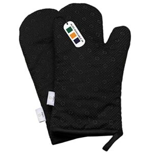 LAFFAIR Oven Mitts Premium Non-Slip Silicone Oven Gloves Heat Resistant - Oven Mitt Stylish & Versatile Kitchen Protection Oven Mitts Heat Resist