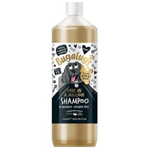 Dog Shampoo with a Distinctive One in a million Fragrance by Bugalugs  Natural dog grooming products for smelly dogs with fragrance best puppy pr