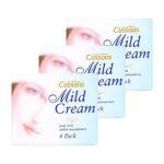 Cussons mild cream soap 4x 90g Triple pack 12 bars in total