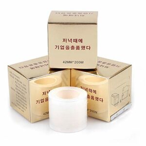 Fenshine 4 Rolls Preservative Film For Professional Eyebrow Lips Permanent Make Up Supplies Wrap Cover Tape 4 Rolls