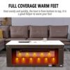 GFSDGF Electric Heating Table Lifting Coffee Table Marble Slate Table Top 360 ThreeDimensional Heating with Invisible Induction Cooker 10Mm Thick