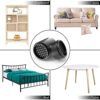 Ezprotekt 8 Pack Adjustable Furniture Risers, Bed Risers 1 inch Round Heavy Duty Anti Slip Rubber, Stackable Washing Machine Riser Creates an Add