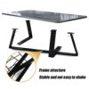Round Coffee Table Coffee Table Black Coffee Tables for Living Room Modern Nordic Minimalist Style Small Side Table with Desktop and Metal Legs