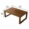 GYQWJPC Coffee table Wood Coffee Table End Table Short Table AllPurpose Use and Portability Beach Picnic Camp  Living Room Side Table End table C