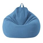 Classic Sofa Chairs Lazy Lounger Bean Bag Cover without Fillings for Home Garden Lounge Living Room