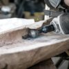 ARBORTECH Ball Gouge 30mm Spherical Shaped Wood Gouge Power Carving Attachment incl. milling Ball for Angle Grinder