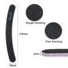 URAQT 15PCS Nail Files Professional Nail File Set Curved Fingernail Files DoubleSided Emery Board Manicure Tools for Home and Salon Use 100180 gr