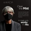 AIRPOP Light SE Reusable Washable Face Mask 4Layer Face Coverings Contoured Fit Lightweight Design AdultKids Face Masks for Repeated Wear