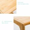 XGHW Nesting Tables Removable Pulley Simple Coffee Table Sofa Side Table Solid Wood Bedroom Computer Desk Bedside Table For Living Room Study Lei